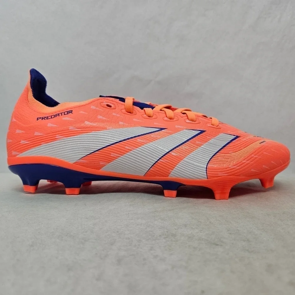 Adidas Predator‎ League FG/MG Soccer Cleats JI1115 Orange Blue Men's Size 11.5